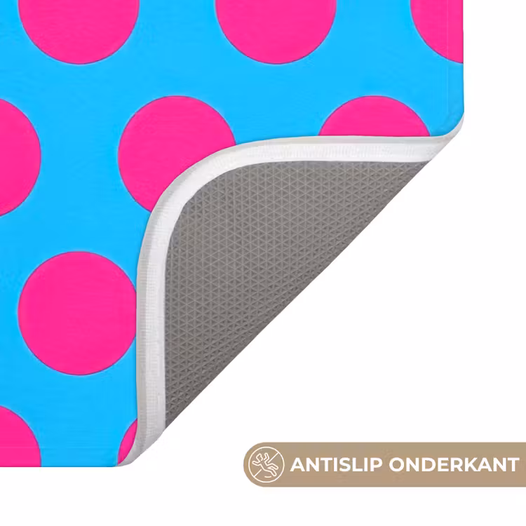 Badmat - Stippen - Klassiek - Roze — 3