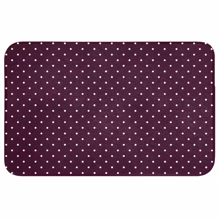 Badmat - Stippen - Modern - Paars — 1