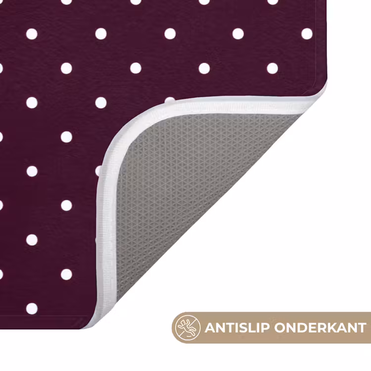 Badmat - Stippen - Modern - Paars — 3