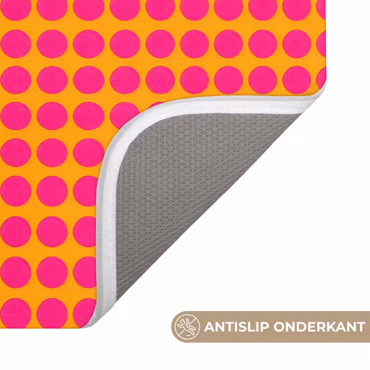 Badmat - Stippen - Patroon - Oranje — 3