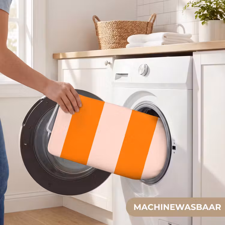 Badmat - Strepen - Modern - Oranje — 7