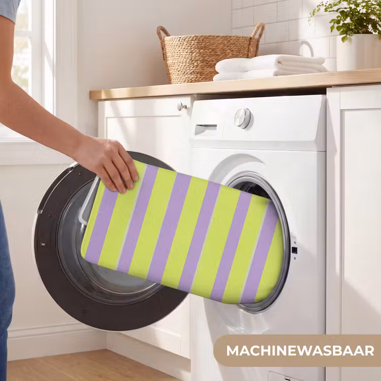 Badmat - Strepen - Patroon - Groen — 7