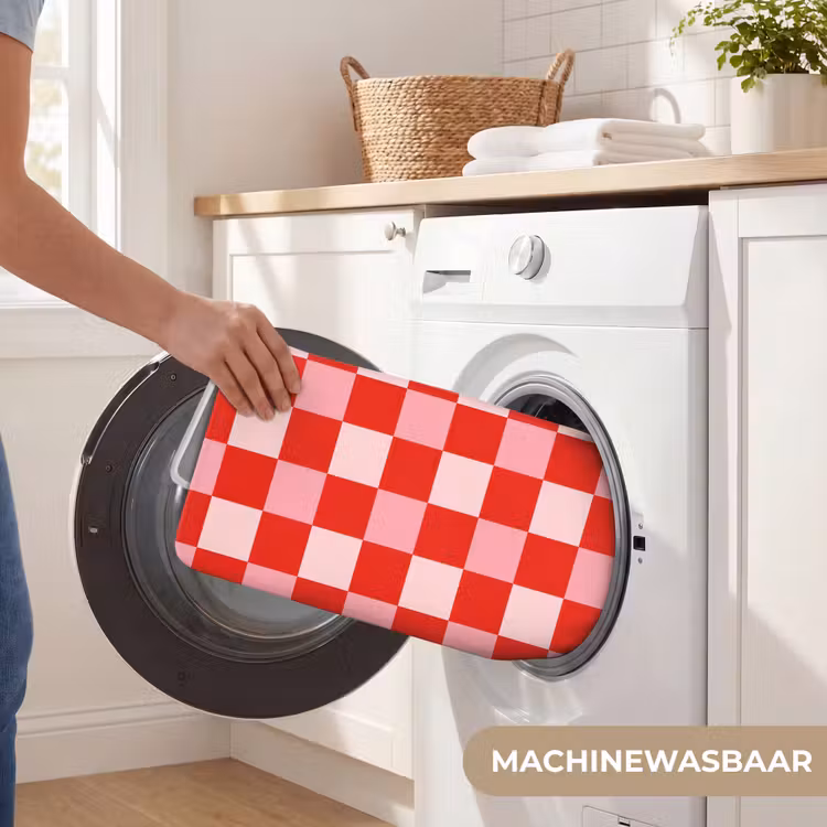 Badmat - Vierkant - Klassiek - Rood — 7