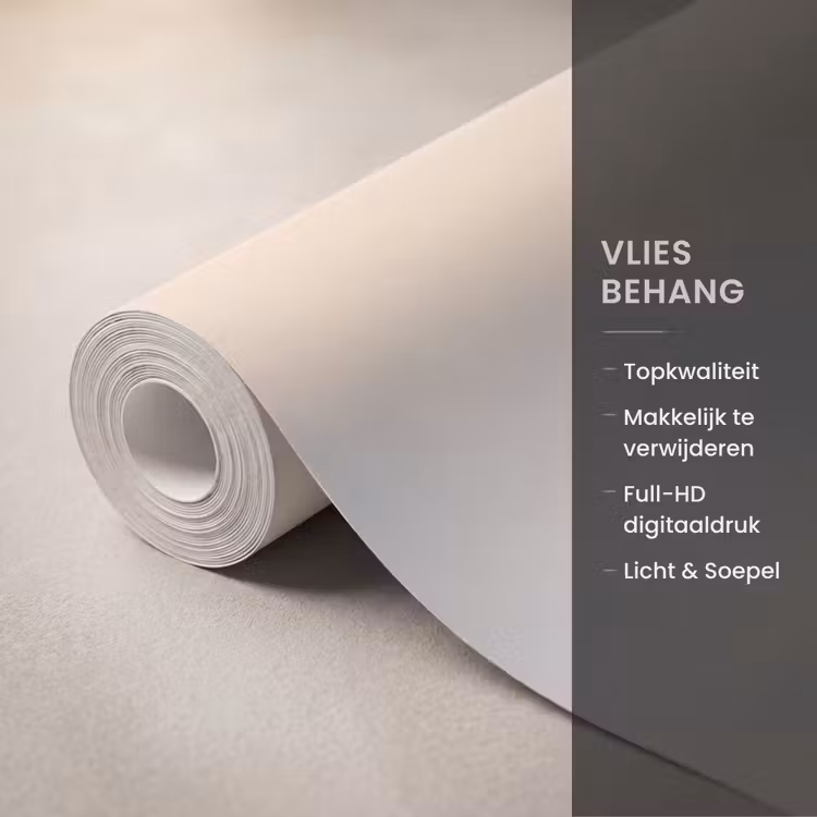 Behang - Bloemen - Paars - Wazig — 3