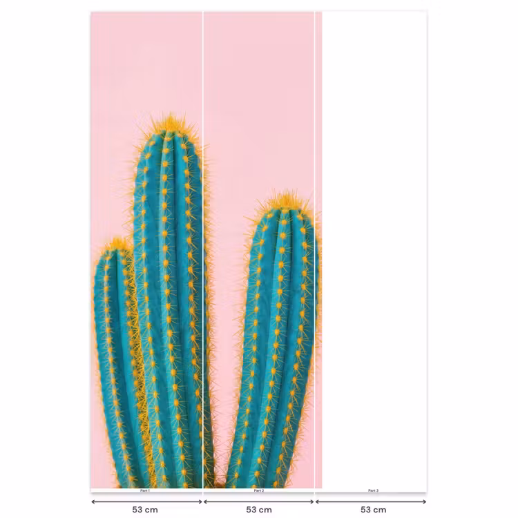 Behang - Cactussen - Modern - Pastel — 6