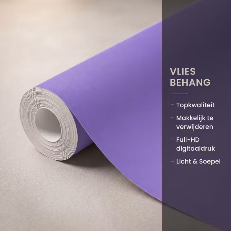 Behang - Disco - Eend - Paars — 3