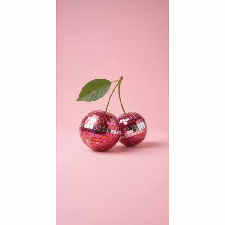 Behang - Disco - Kersen - Roze — 2