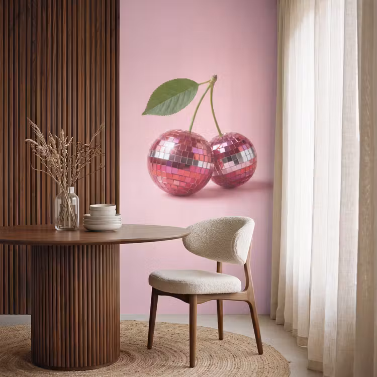 Behang - Disco - Kersen - Roze — 4