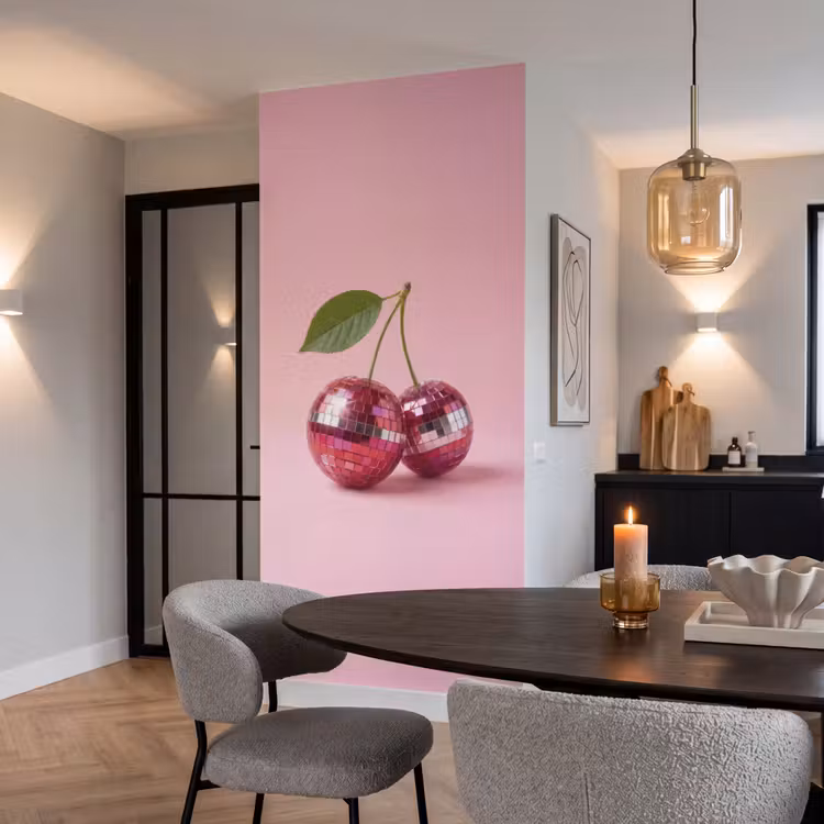 Behang - Disco - Kersen - Roze — 5