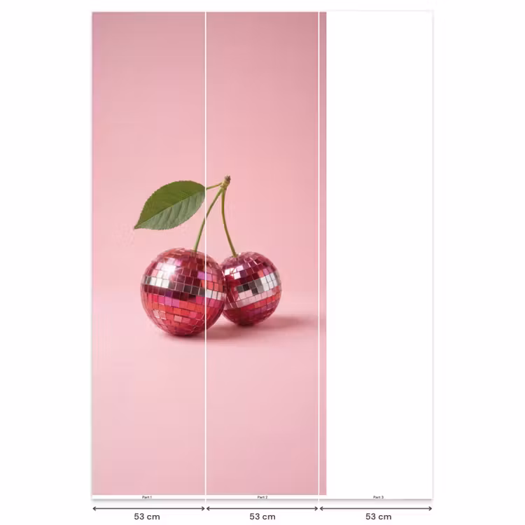 Behang - Disco - Kersen - Roze — 6