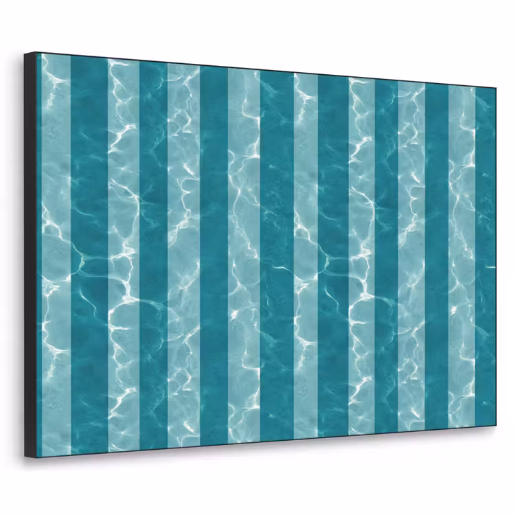 Art Frame - Zwembad - Strepen - Groen — 1