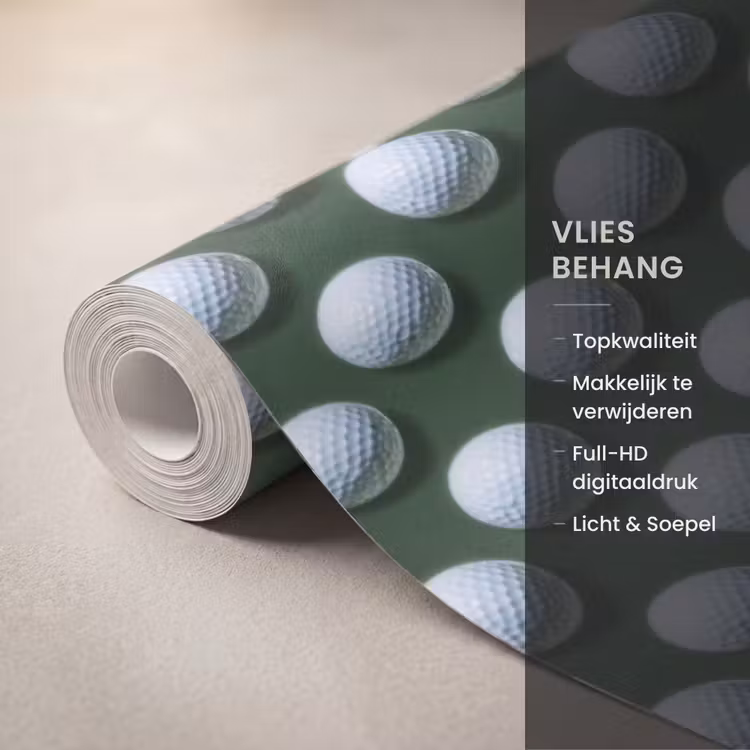 Behang - Ballen - Golf - Groen — 3