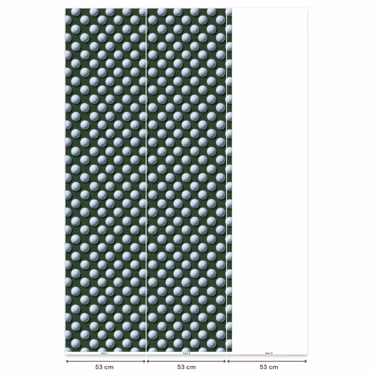 Behang - Ballen - Golf - Groen — 6