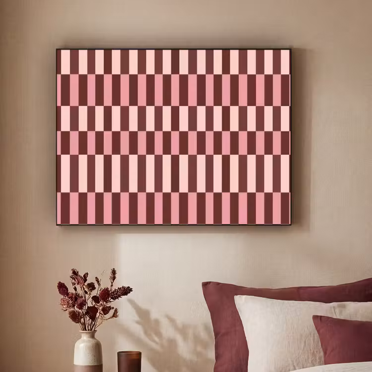Art Frame - Roze - Rood - Blokjes — 2