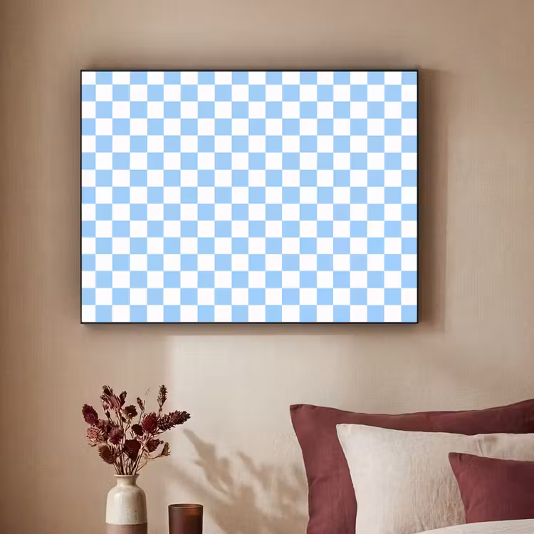 Art Frame - Schaakbord - Klassiek - Blauw — 2