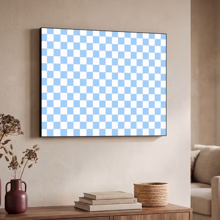 Art Frame - Schaakbord - Klassiek - Blauw — 4