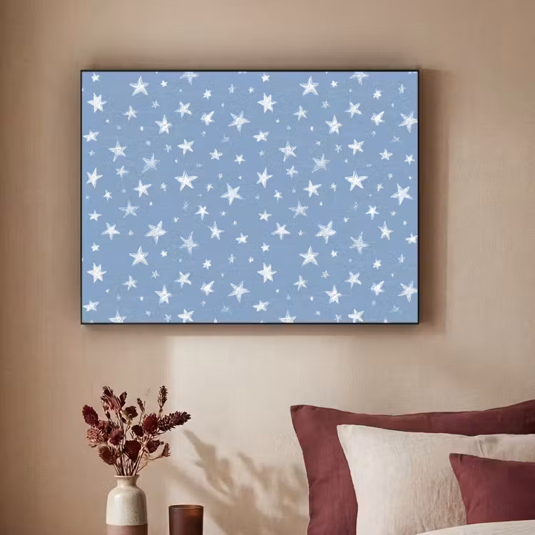 Art Frame - Sterretjes - Patroon - Blauw — 2
