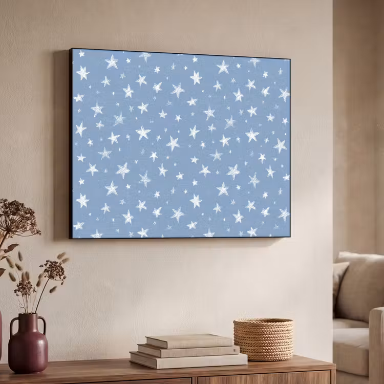 Art Frame - Sterretjes - Patroon - Blauw — 4