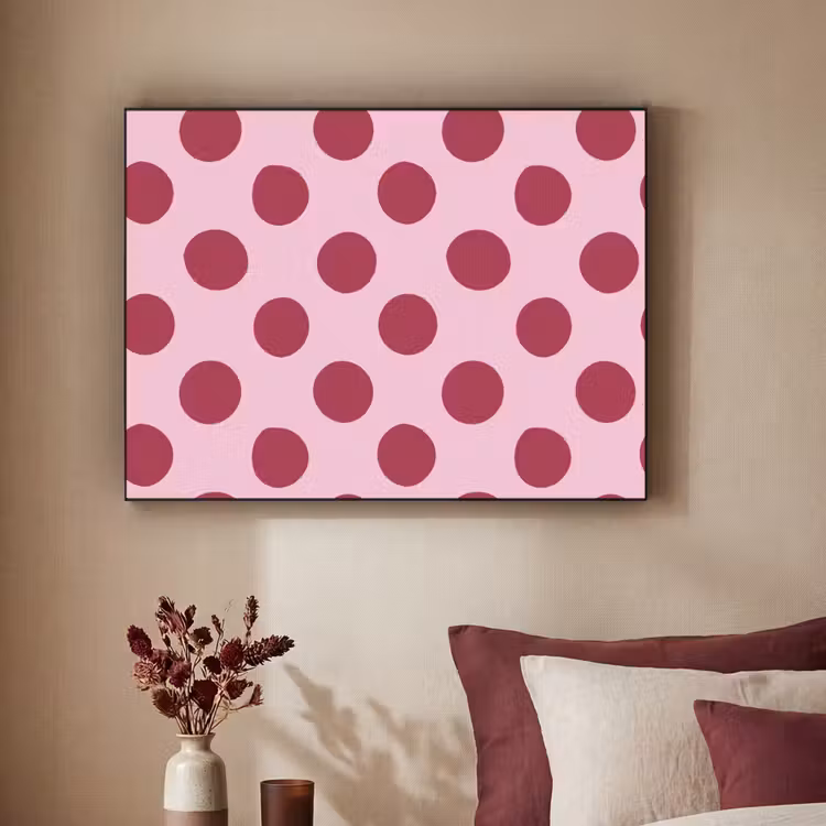 Art Frame - Stippen - Patroon - Bordeaux — 2
