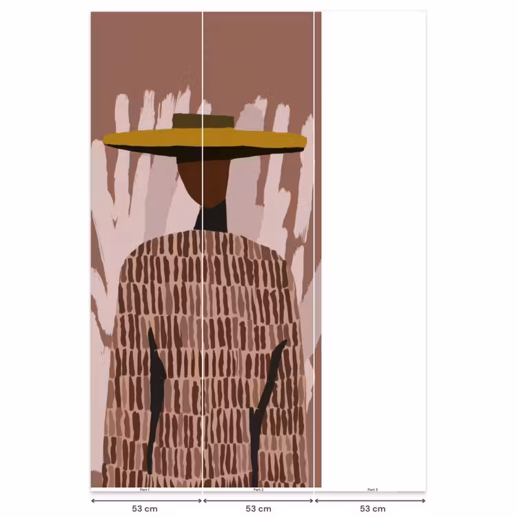 Behang - Abstract - Figuur - Illustratie - Hoed — 6