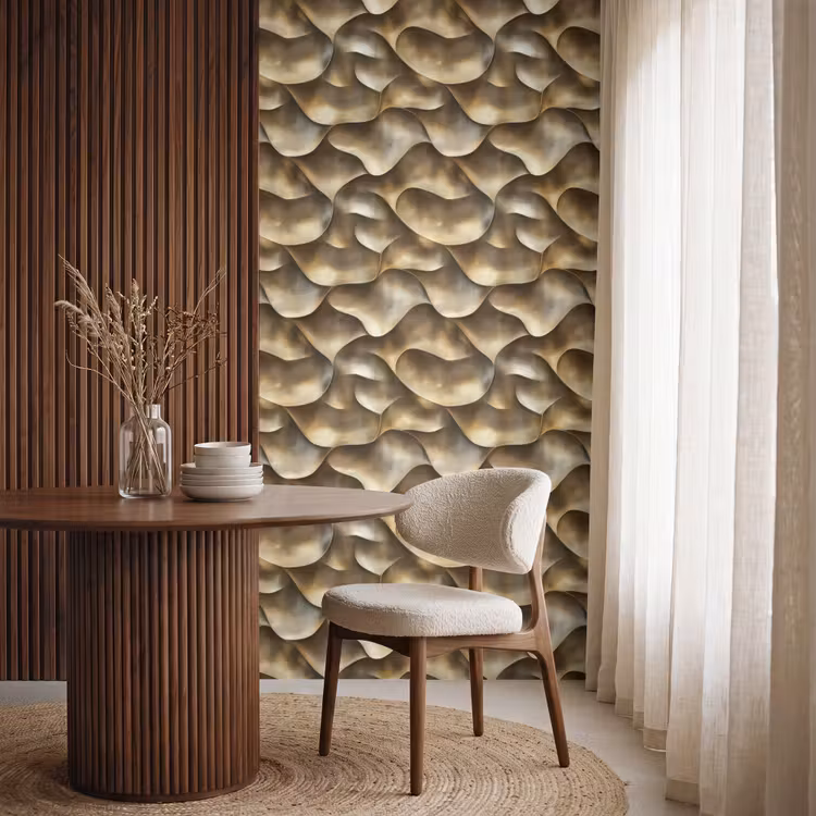 Behang - Abstract - Antiek - Goud — 4
