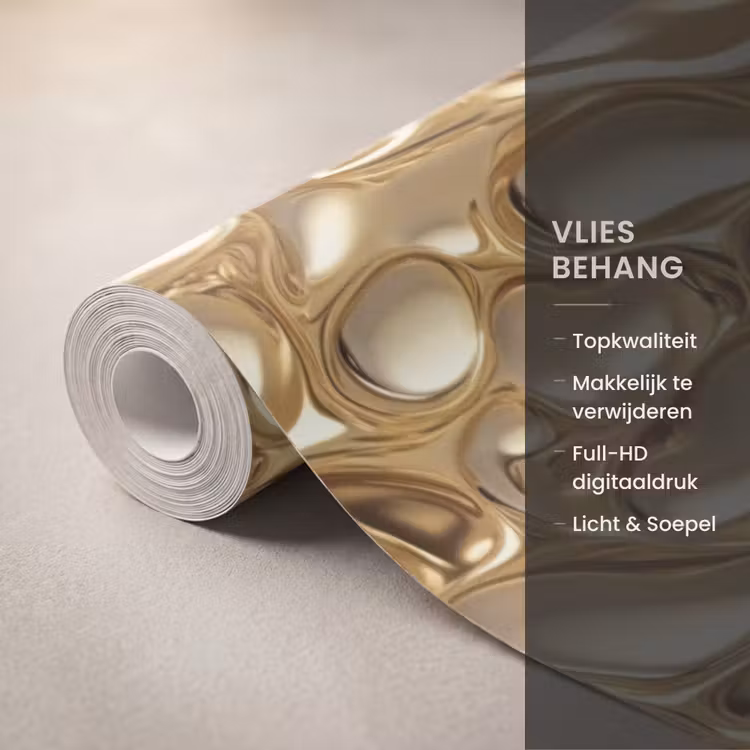 Behang - Abstract - Modern - Goud — 3