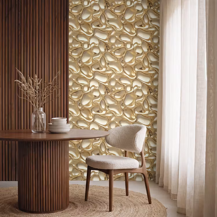 Behang - Abstract - Modern - Goud — 4