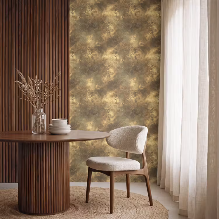 Behang - Antiek - Metaallook - Goud — 4