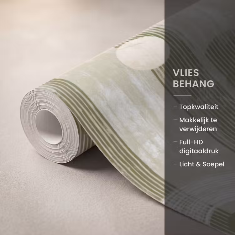 Behang - Artistiek - Modern - Groen — 3