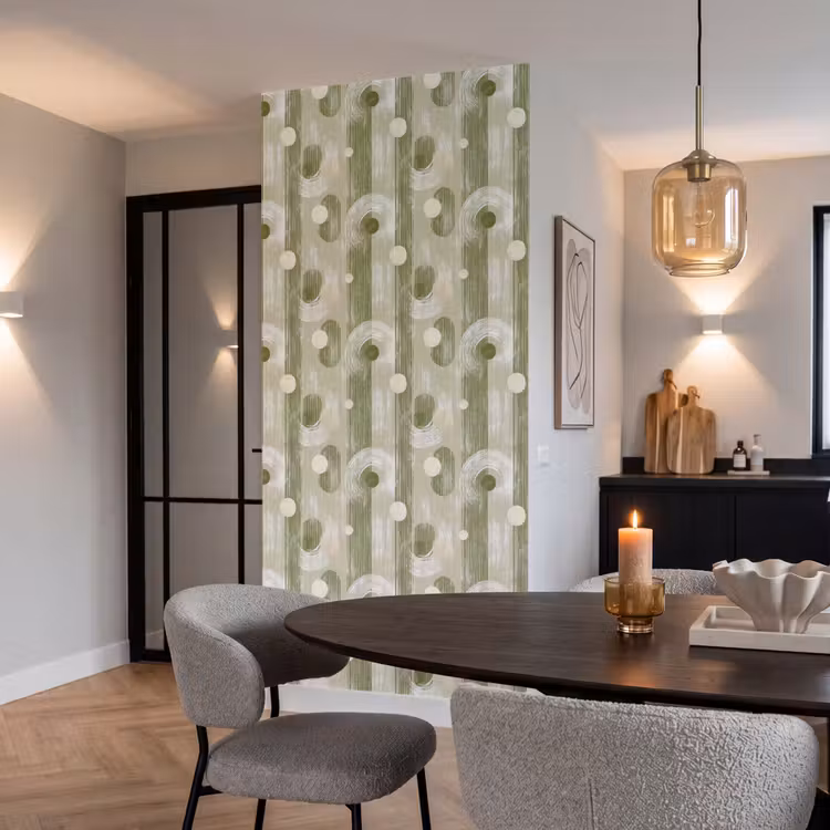Behang - Artistiek - Modern - Groen — 5