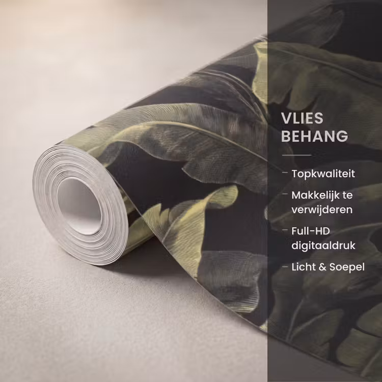 Behang - Botanisch - Bladeren - Groen — 3