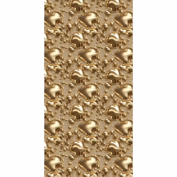 Behang - Druppels - Organisch - Goud — 2