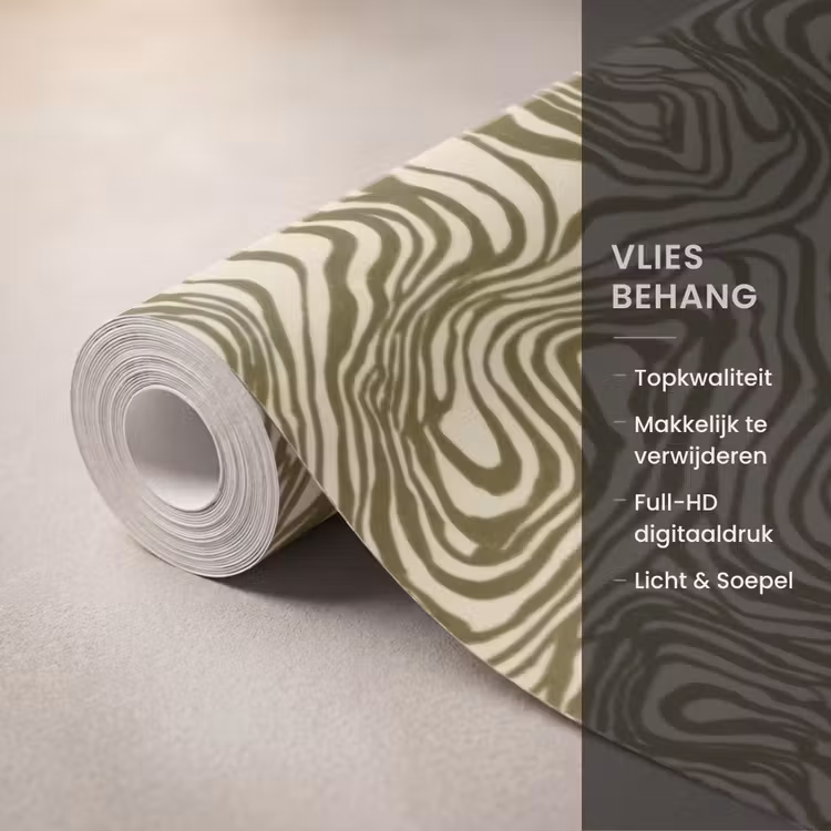 Behang - Abstract - Marmer - Groen — 3