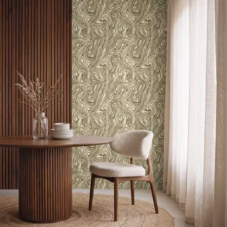 Behang - Abstract - Marmer - Groen — 4