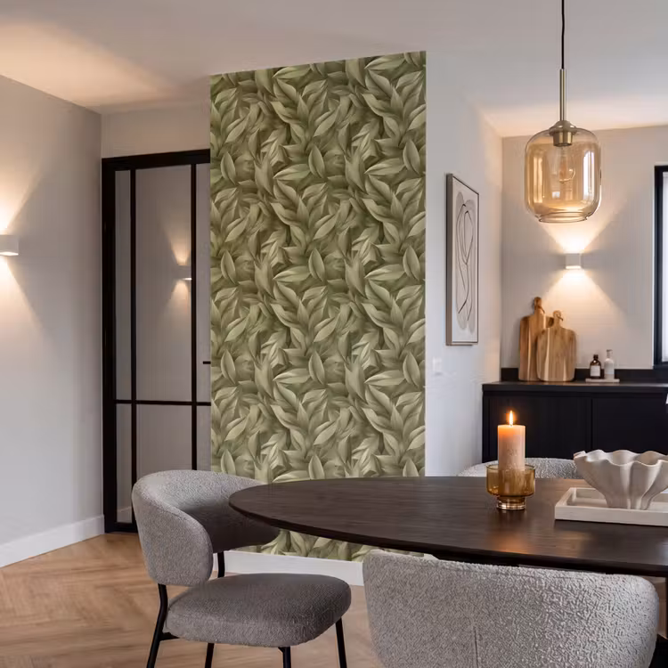 Behang - Bladeren - Modern - Groen — 5