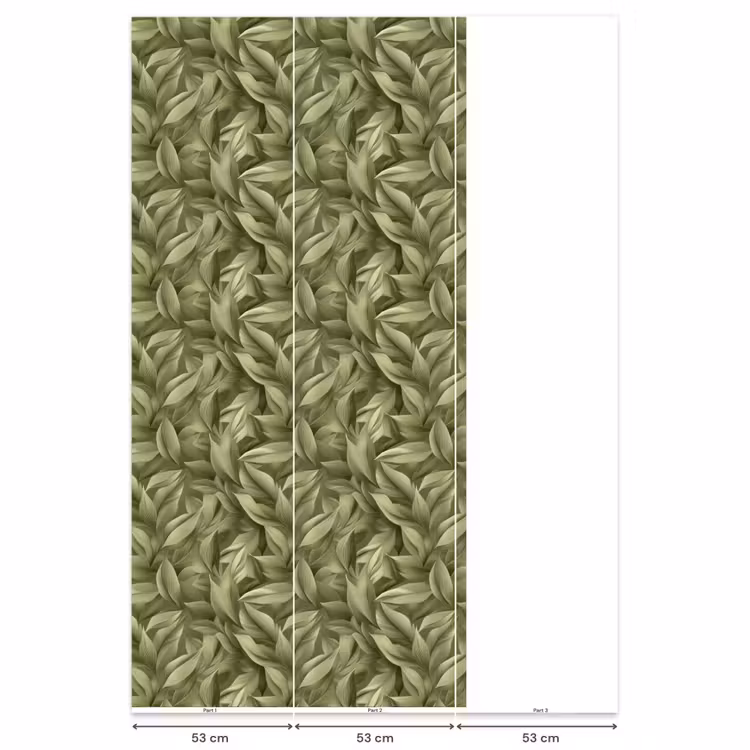 Behang - Bladeren - Modern - Groen — 6