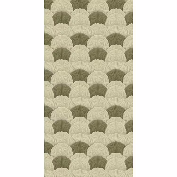 Behang - Bladeren - Structuur - Groen — 2