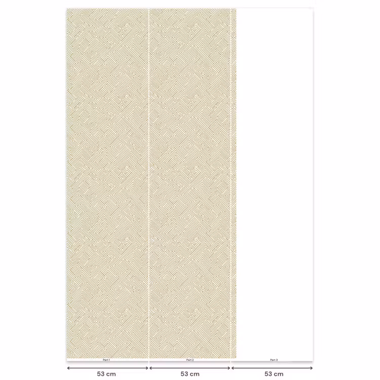 Behang - Geometrisch - Lijnen - Groen — 6