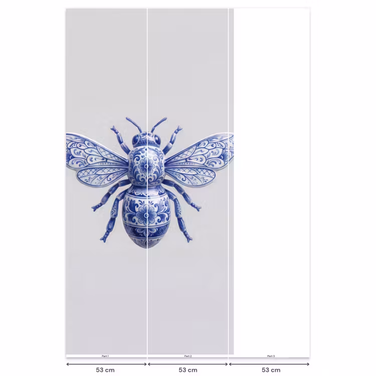 Behang - Bij - Modern - Delfts - Blauw — 6
