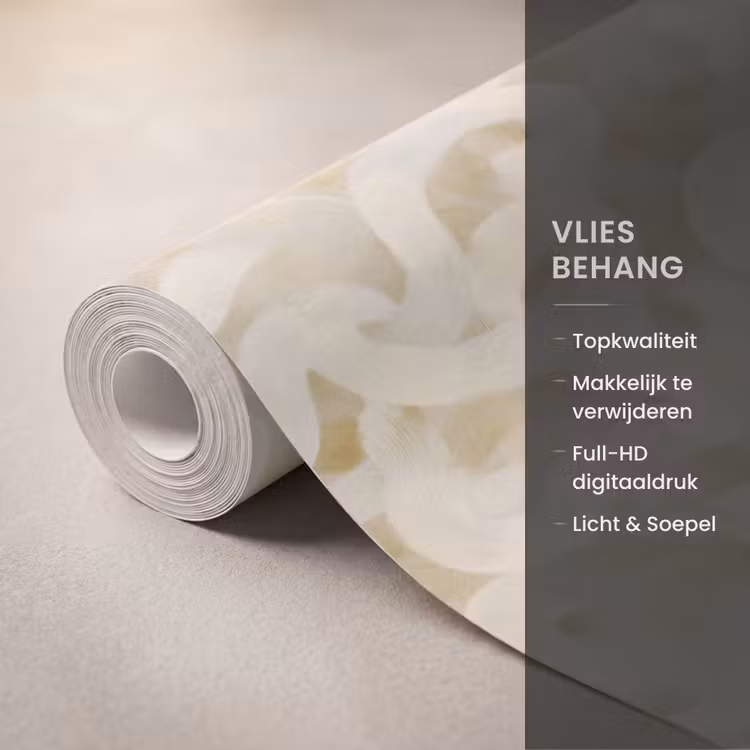 Behang - Abstract - Lijnen - Beige — 3