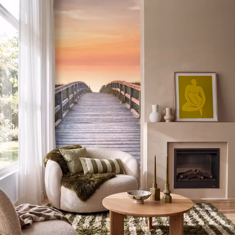 Behang - Duin - Natuur - Hout — 1