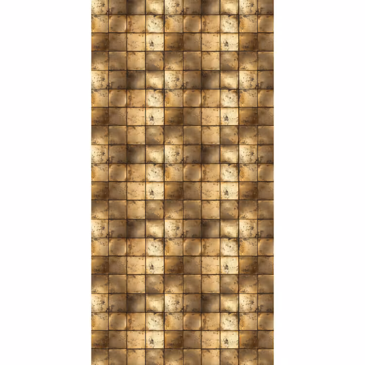 Behang - Geometrisch - Tegels - Goud — 2