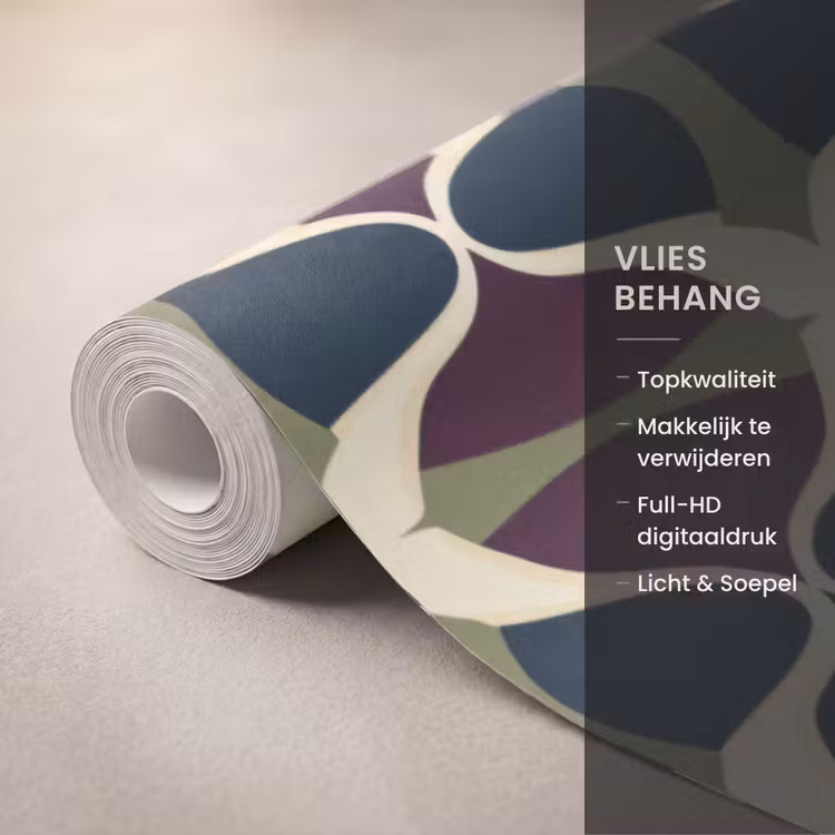 Behang - Abstract - Retro - Kleurrijk — 3
