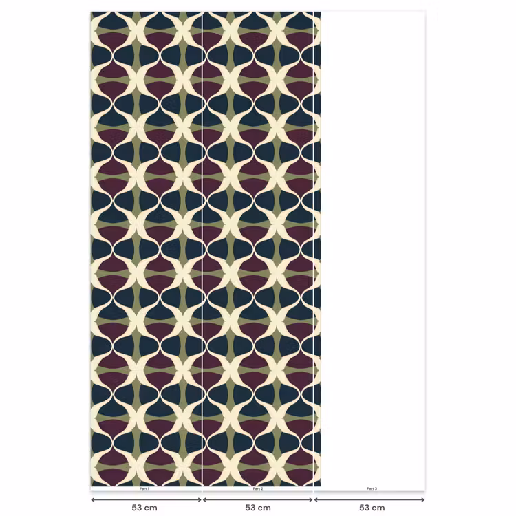 Behang - Abstract - Retro - Kleurrijk — 6
