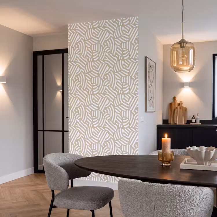 Behang - Abstract - Modern - Beige — 5