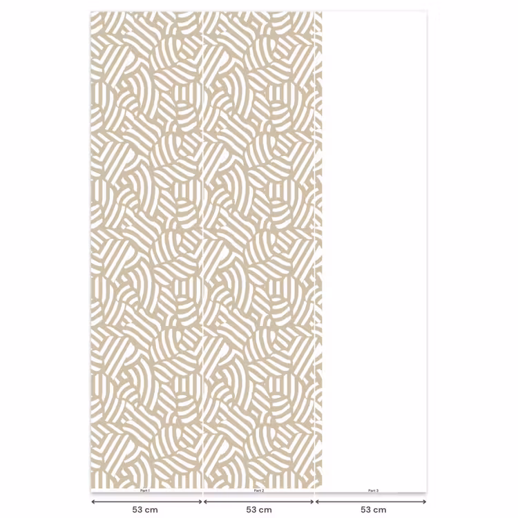 Behang - Abstract - Modern - Beige — 6