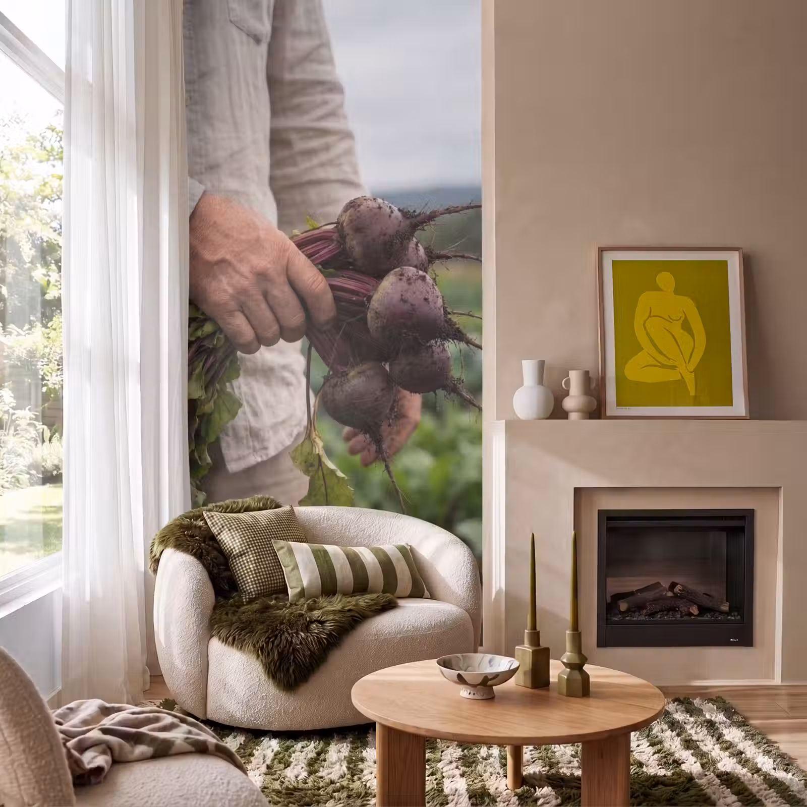 Behang - Bieten - Vers - Moestuin — 1
