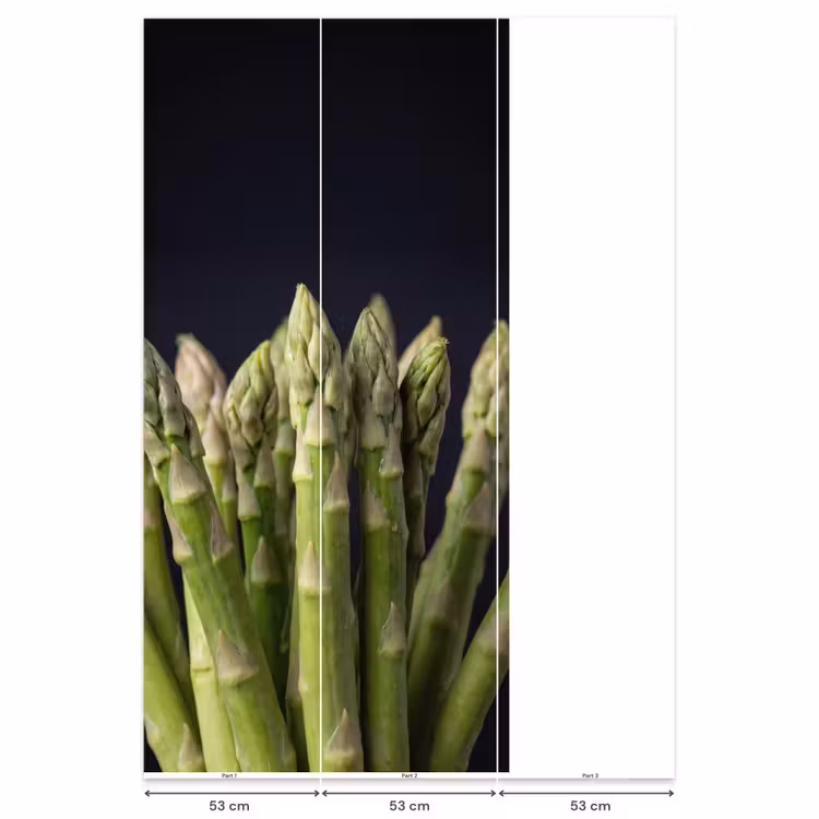 Behang - Asperges - Groen - Zwart — 6