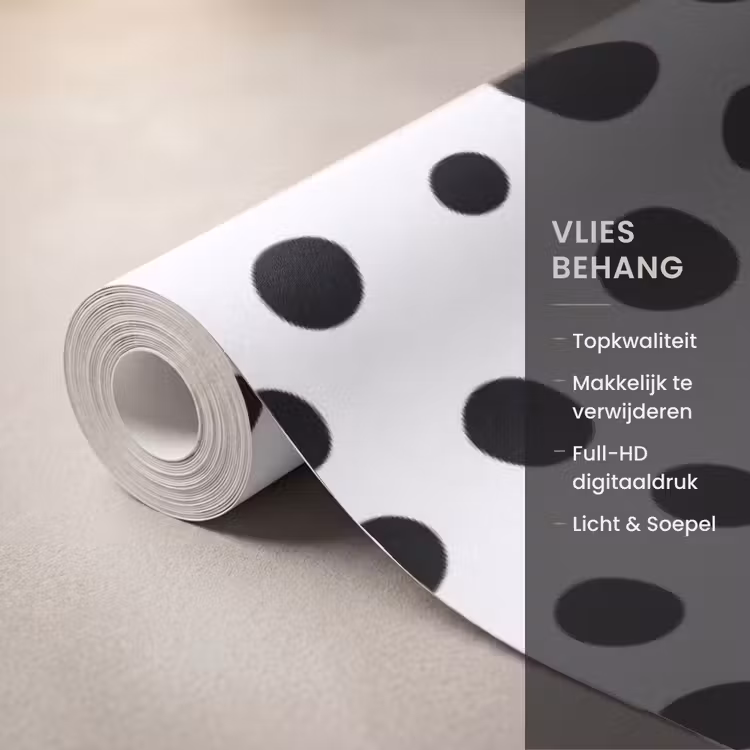 Behang - Bliksem - Roze - Stippen — 3