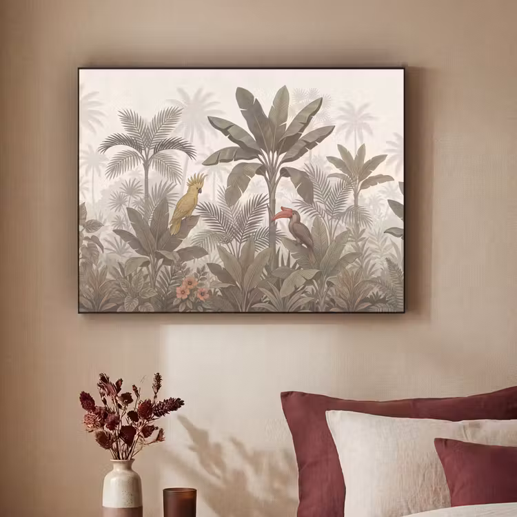 Art Frame - Vogel - Jungle - Tropisch - Illustratie - Groen — 2